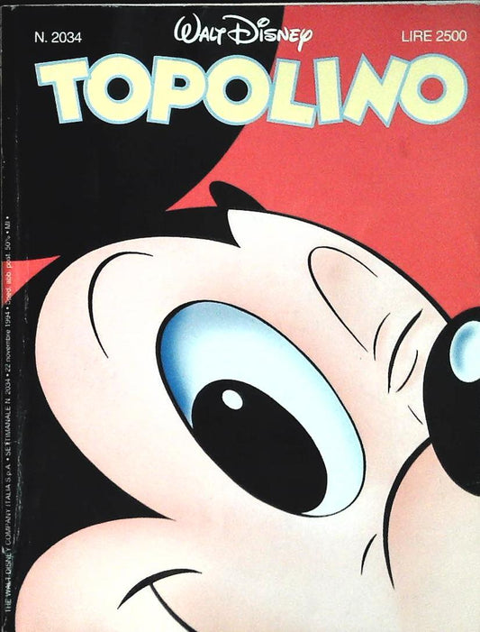 TOPOLINO N. 2034 - 22 NOVEMBRE 1994