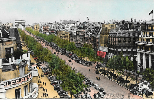 PARIGI - PARIS ET SES MERAVILLES - PANORAMA - ACQUARELLATA - NV