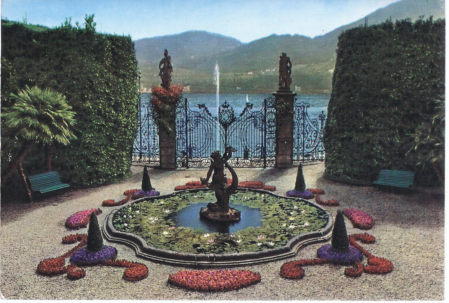 LAGO DI COMO - VILLA CARLOTTA - ENTRATA - NV - FG - Ed. Brun