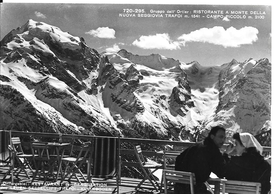 TRAFOI - RISTORANTE A MONTE DELLA NUOVA SEGGIOVIA PANORAMA - V1955