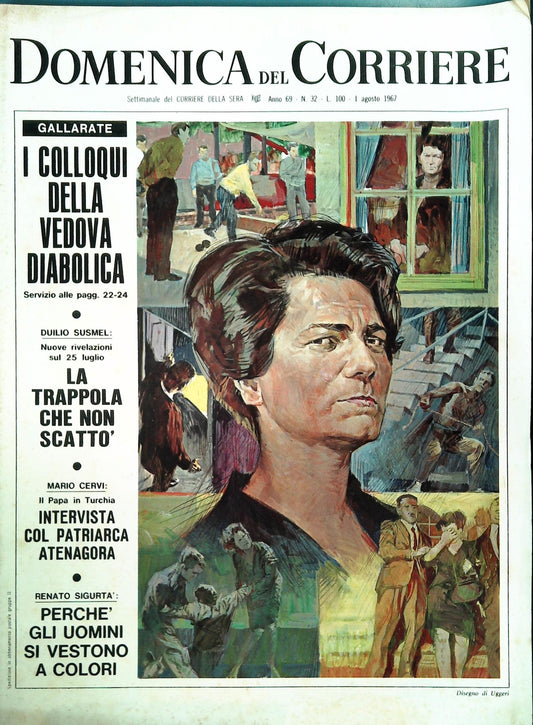 DOMENICA DEL CORRIERE 1 AGOSTO 1967 - DELITTO CUCCIRELLI