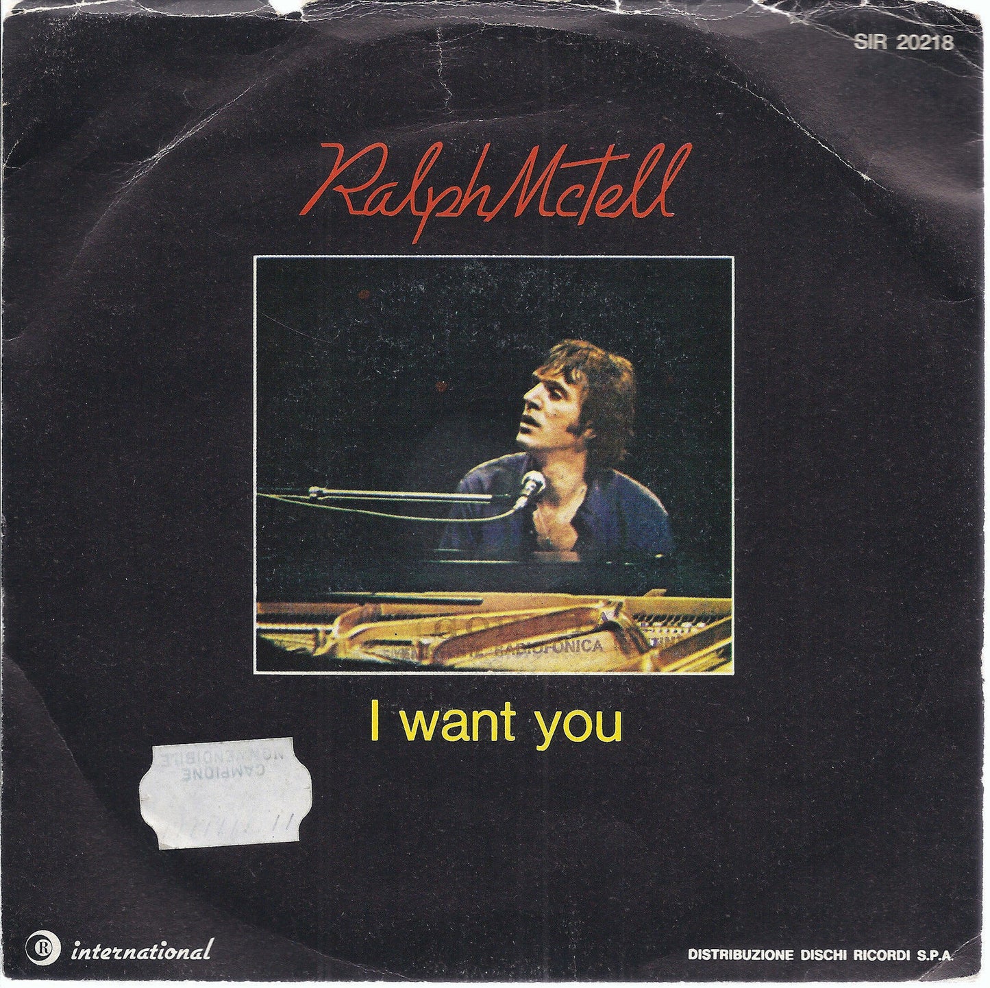 I WANT YOU - COLD ON THE STONES # RALPH McTELL