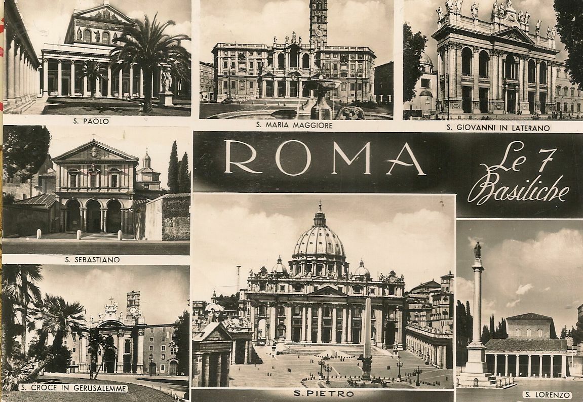 ROMA - 7 VEDUTE LE SETTE BASILICHE - V1979