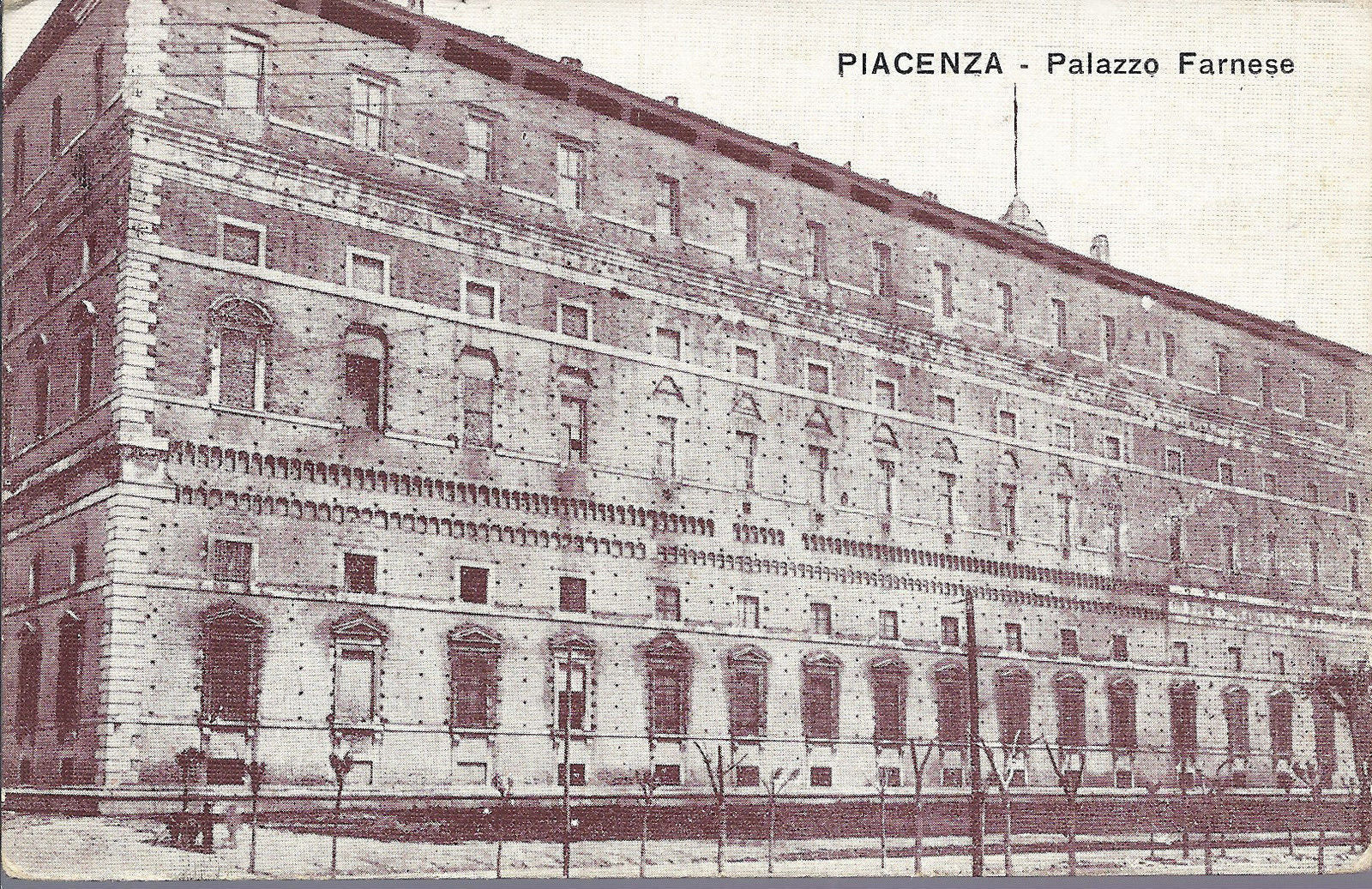 PIACENZA - PALAZZO FARNESE - V1918