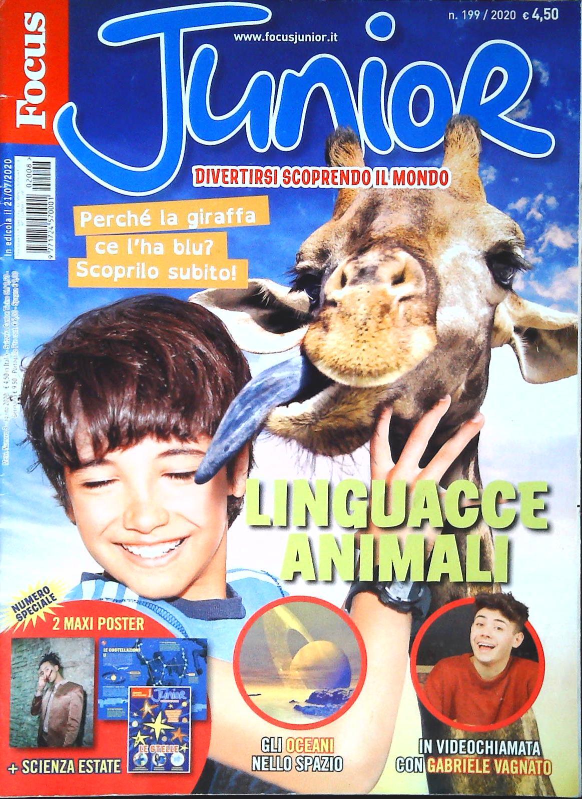 FOCUS JUNIOR N. 199 - LINGUACCE ANIMALI - OUTLET DEL LIBRO