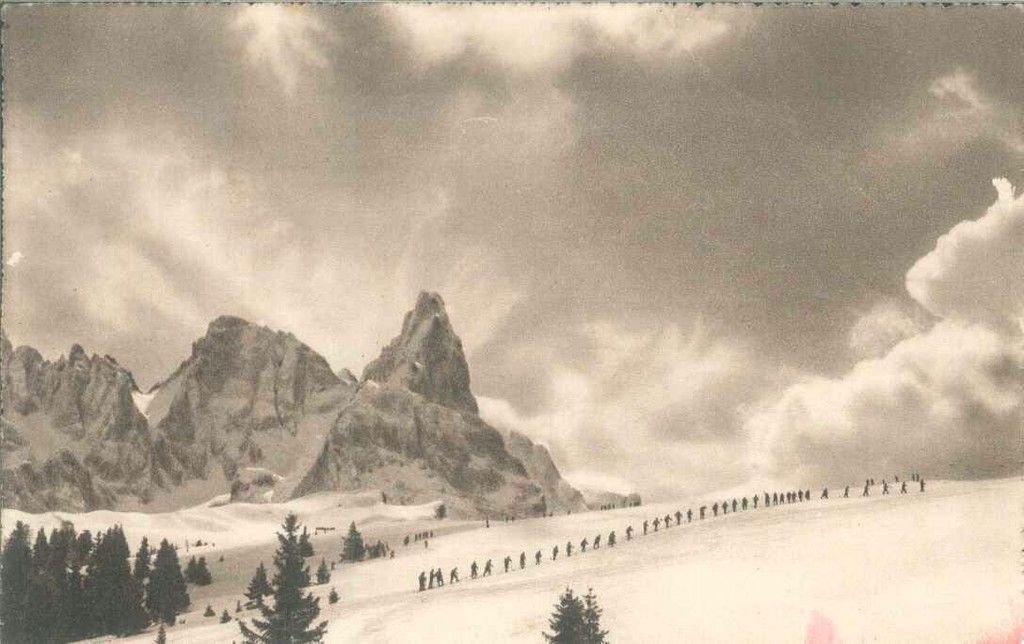 PASSO ROLLE- MALGA COSTONCELLA - INVERNALE - V1936