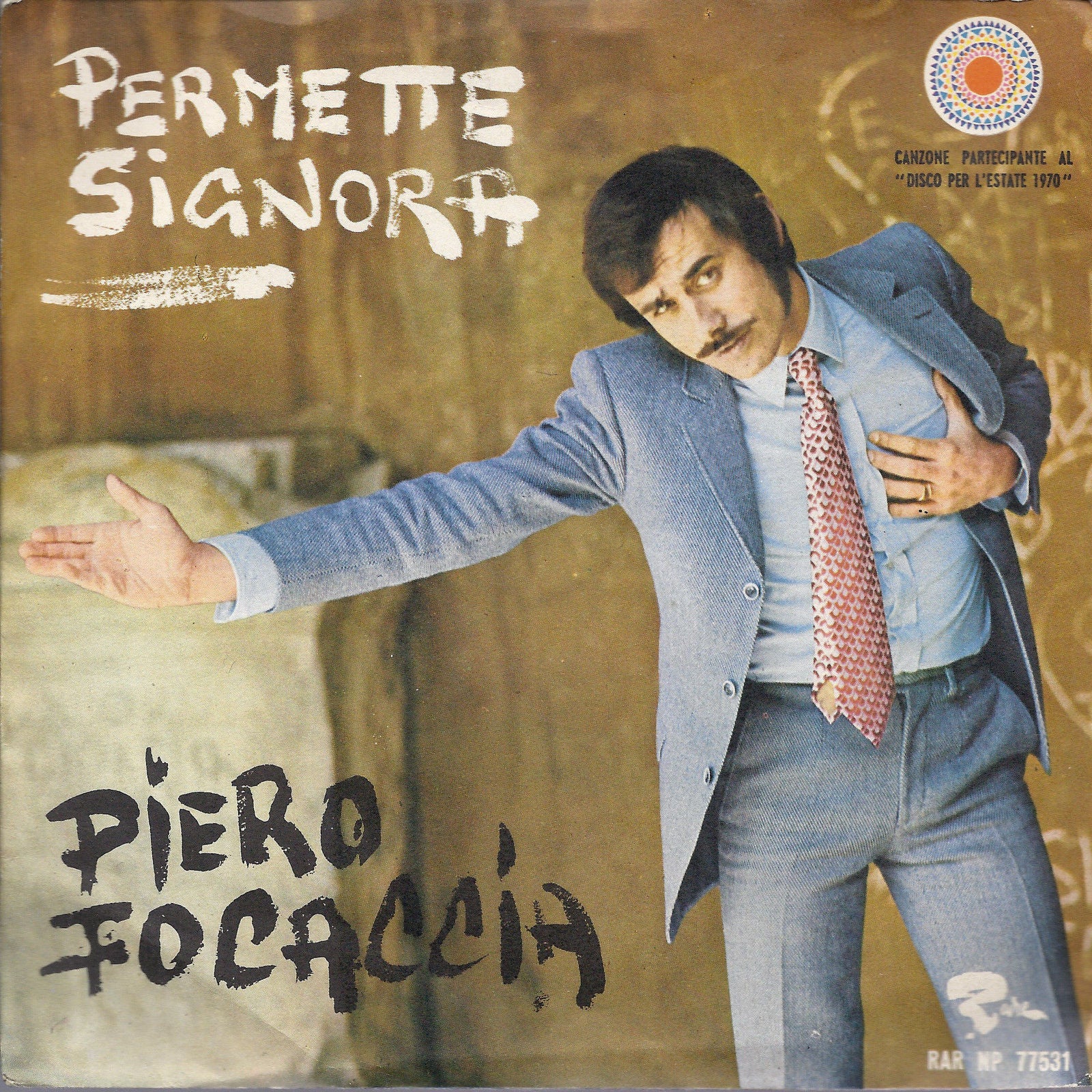 PERMETTE SIGNORA - SUONO LA FISARMONICA = PIERO FOCACCIA