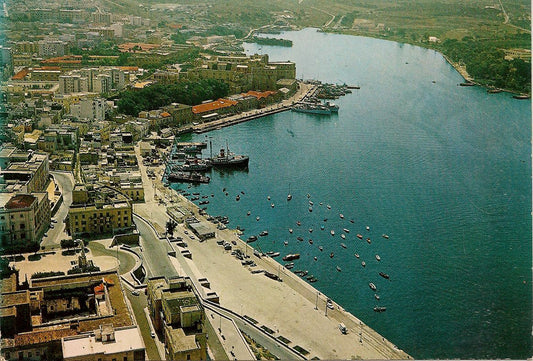 BRINDISI - PANORAMA DALL'AEREO - NV