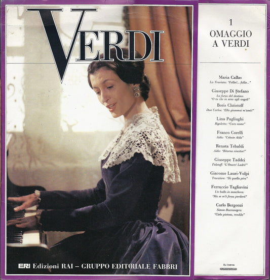 VERDI N° 1 - OMAGGIO A VERDI  # EDIZIONI RAI - FABBRI
