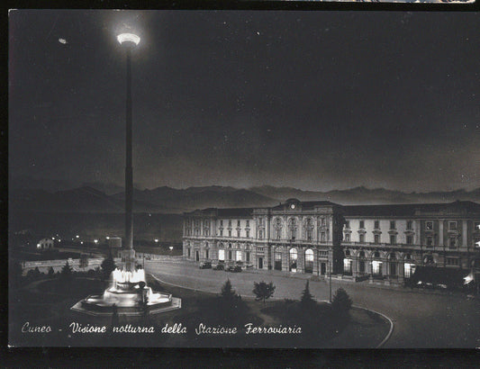 CUNEO - NOTTURNA DELLA STAZIONE FERROVIARIA - NV
