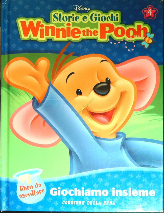 WINNIE THE POOH - GIOCHIAMO INSIEME - CORRIERE 2007- OUTLET SOLO LIBRO