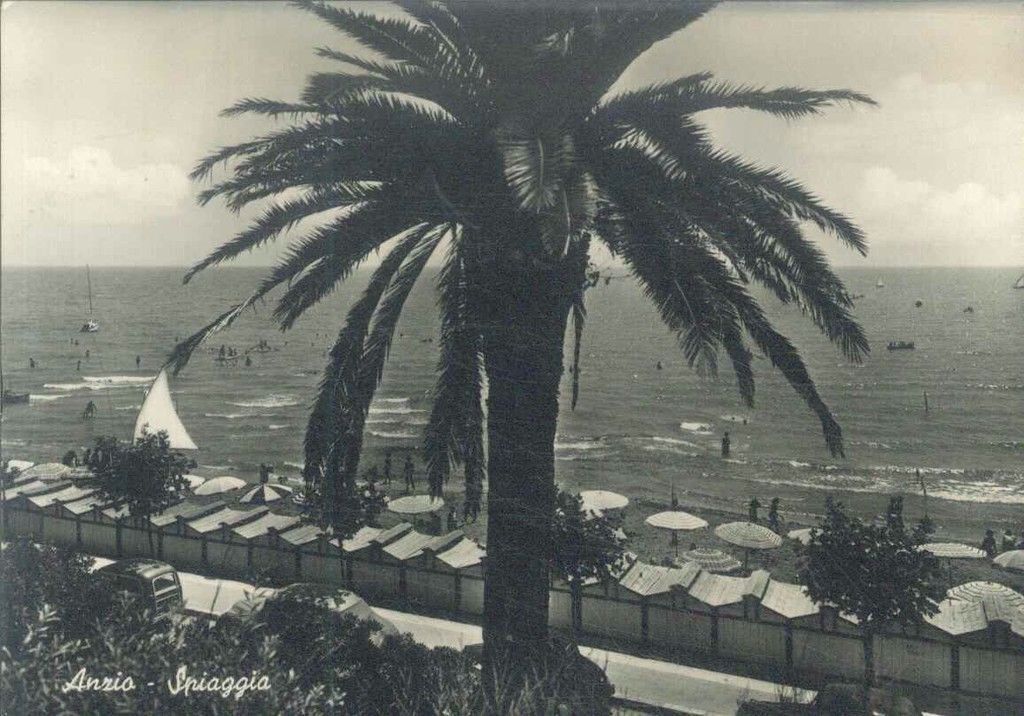 ANZIO - SPIAGGIA - V1956