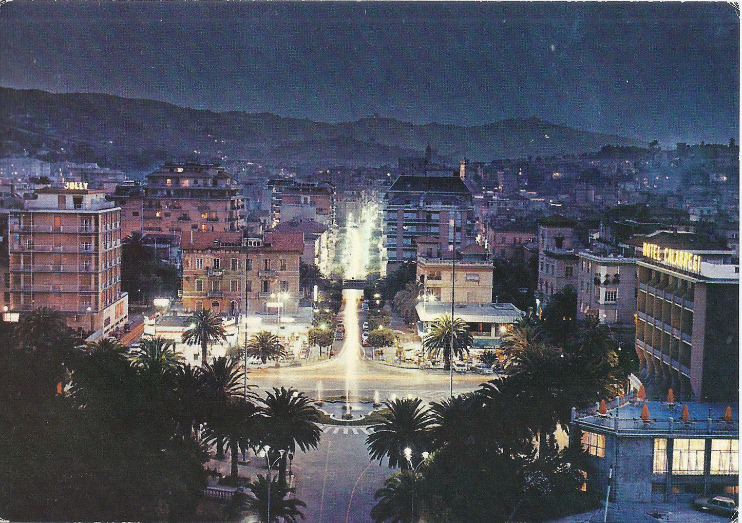 SAN BENEDETTO DEL TRONTO - PANORAMA ( notturno ) - V 1982 - 