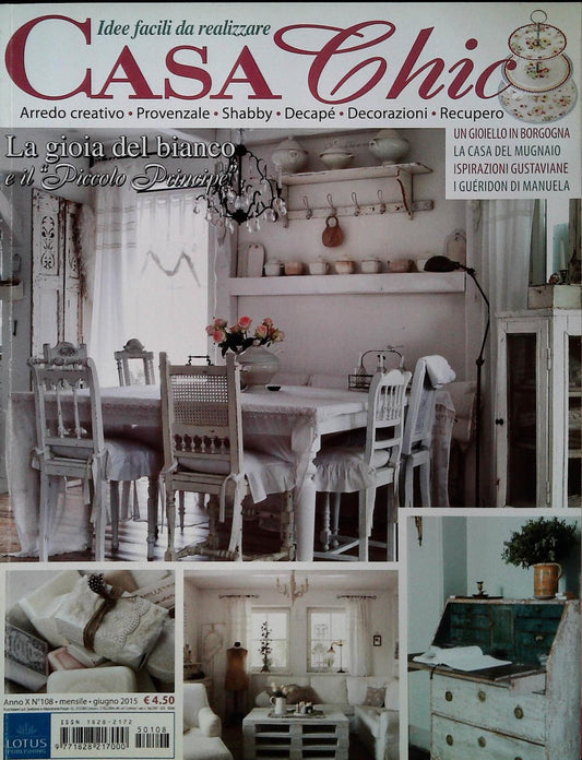 CASA CHIC N. 108 - GIUGNO 2015 - LA GIOIA DEL BIANCO