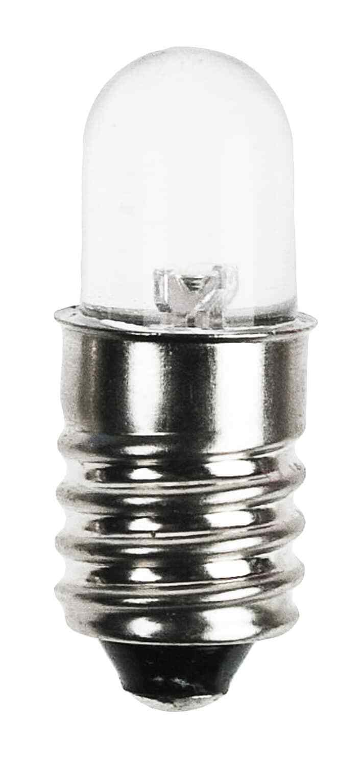 DIODO LED 8 MM ATTACCO E10 TRASPARENTE - 1 PEZZO