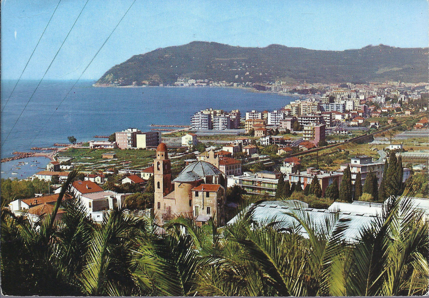 RIVIERA DEI FIORI - PANORAMA SU CERVO, S. BARTOLOMEO E DIANO