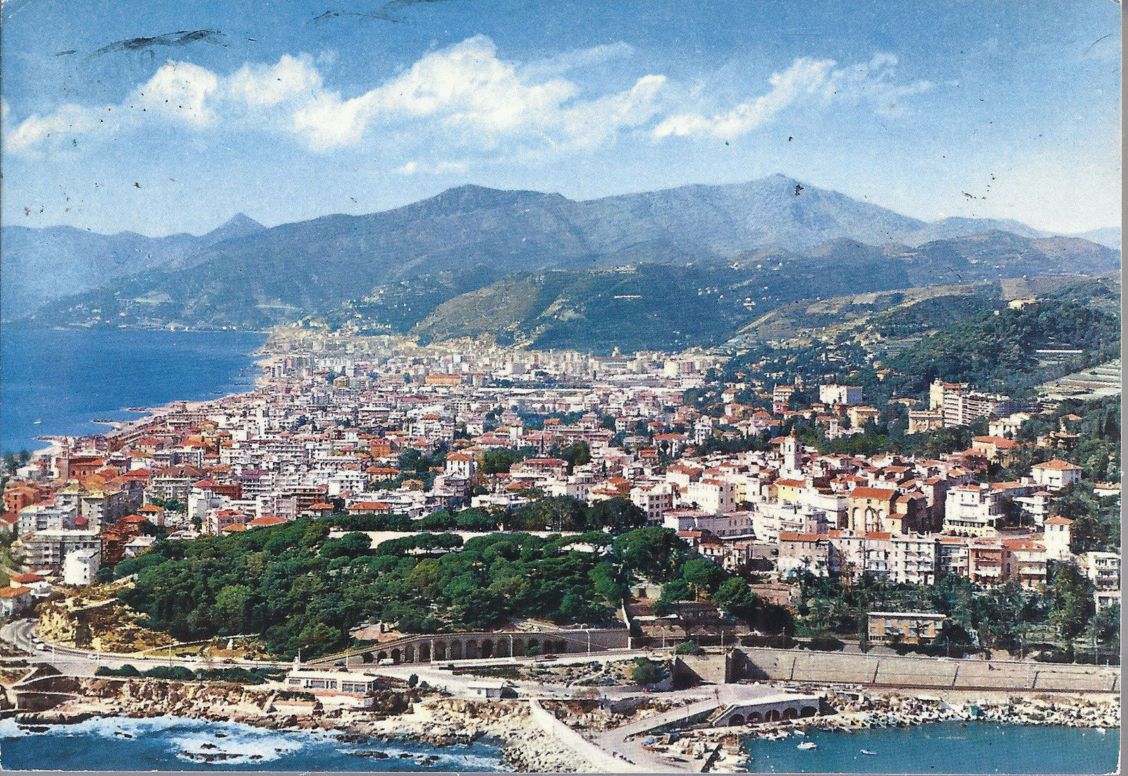 BORDIGHERA - VEDUTA AEREA - V 1974 - FG