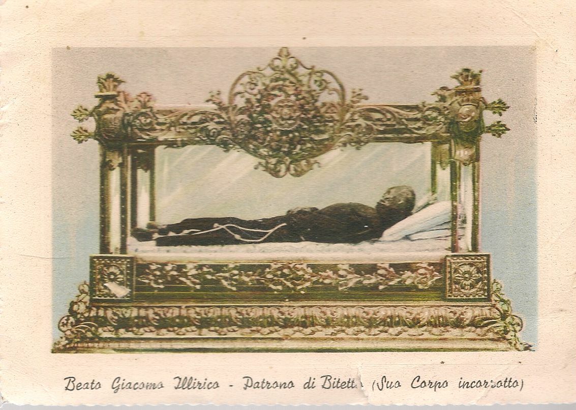 BEATO VENERABILE GIACOMO ILLIRICO - PATRONO DI BITETTO