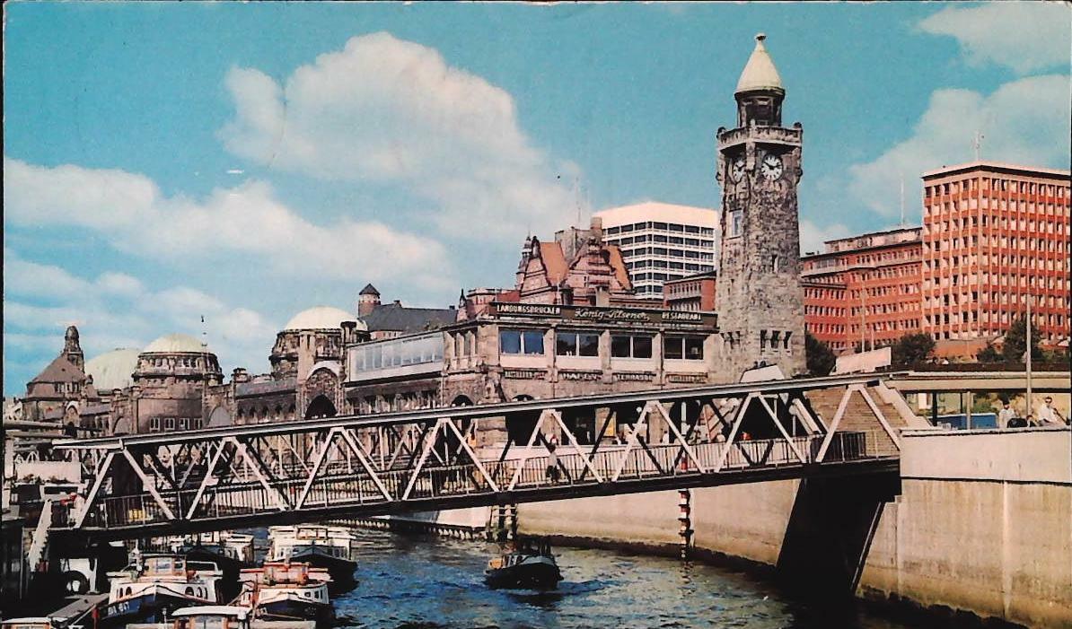 HAMBURG - GERMANIA - AN DEN ST. PAULI LUNDUNGSBRUCKEN - V1973