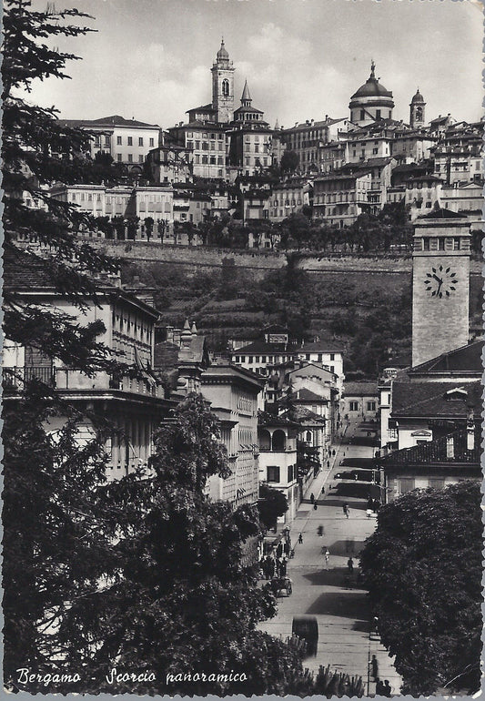BERGAMO - SCORCIO PANORAMICO - V 1954