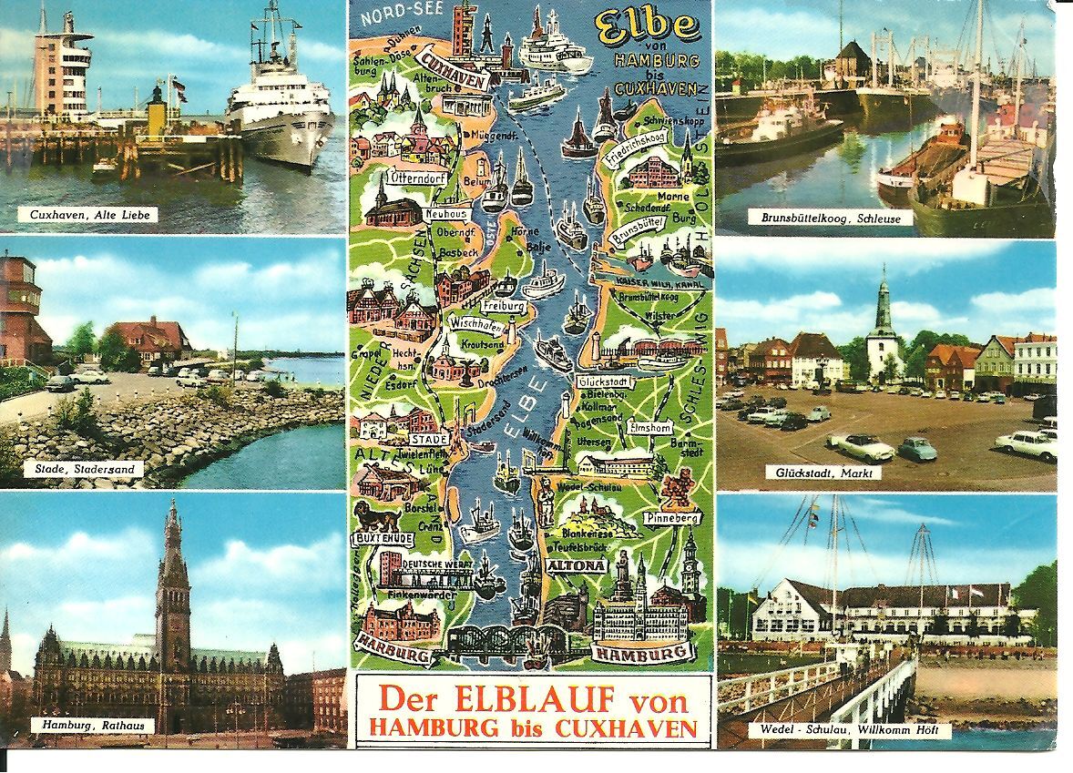 DER ELBLAUF - 5 IMMAGINI E CARTINA - NV