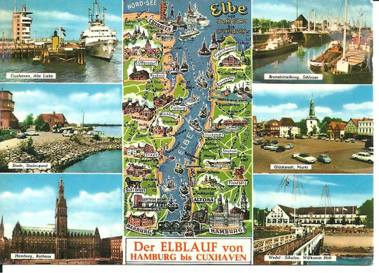 DER ELBLAUF - 5 IMMAGINI E CARTINA - NV