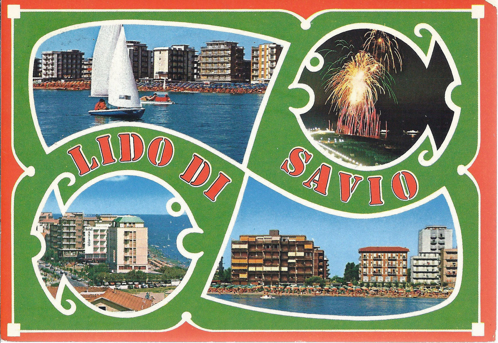 LIDO DI SAVIO - 4 VEDUTE - V1975