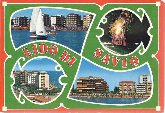 LIDO DI SAVIO - 4 VEDUTE - V1975