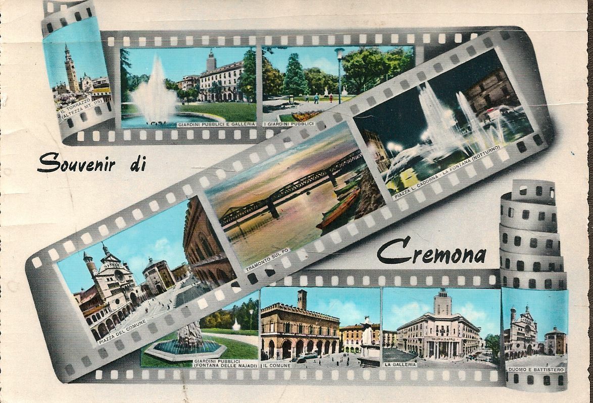 CREMONA VEDUTNE RULLINO FOTOGRAFICO - V