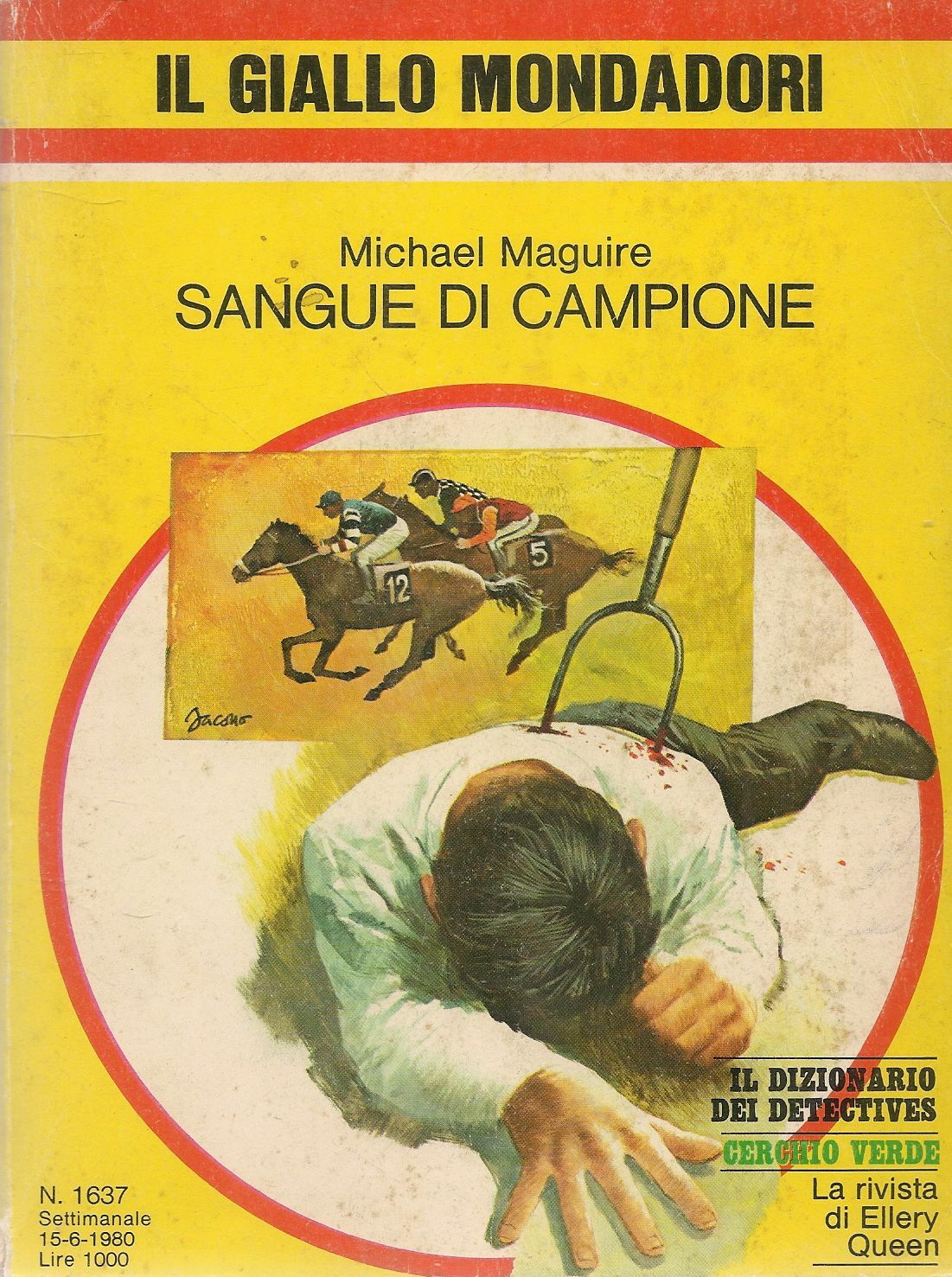 SANGUE DI CAMPIONE - MICHAEL MAGUIRE - GIALLO MONDADORI N. 1637