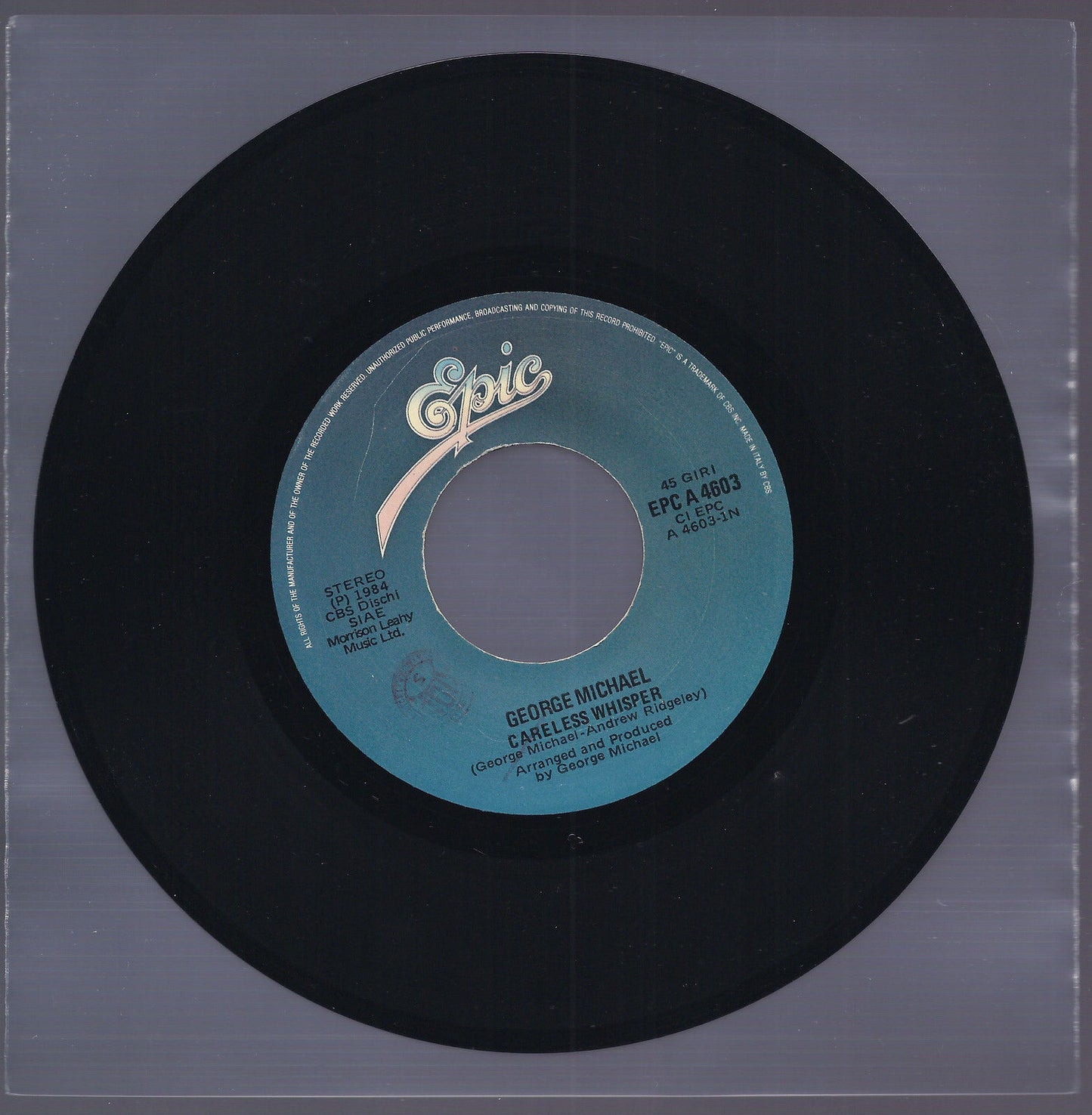 CARELESS WHISPER  vocal - instrumental == GEORGE MICHAEL