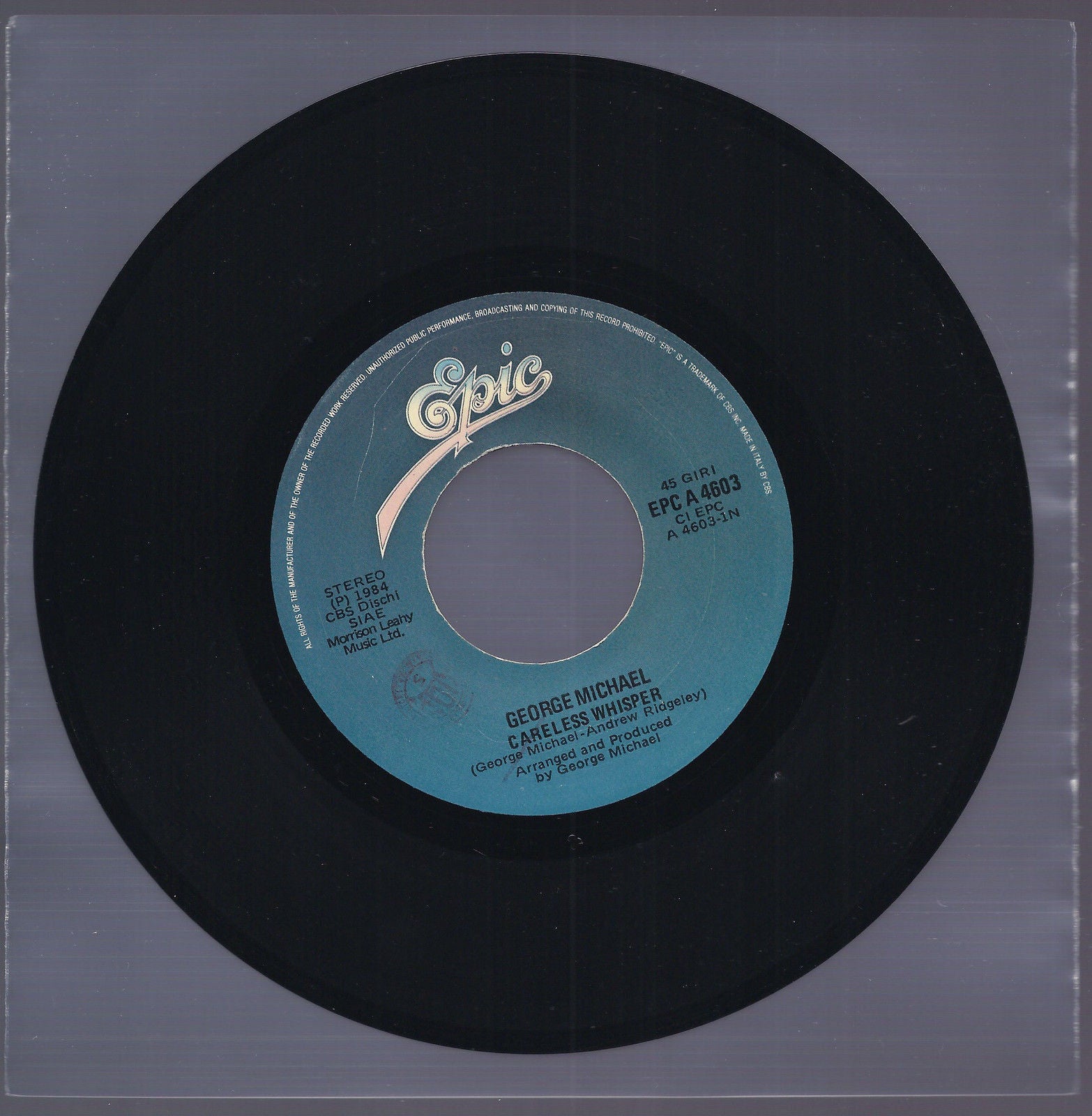 CARELESS WHISPER  vocal - instrumental == GEORGE MICHAEL