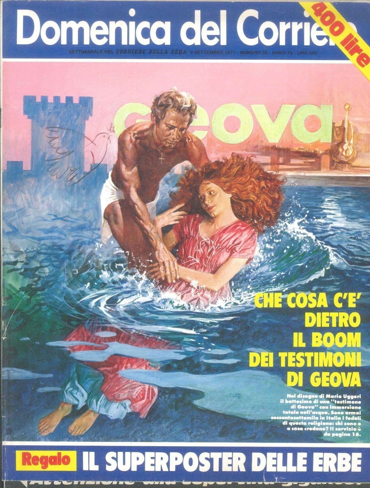 DOMENICA DEL CORRIERE N36 - 8 SETTEMBRE 1977