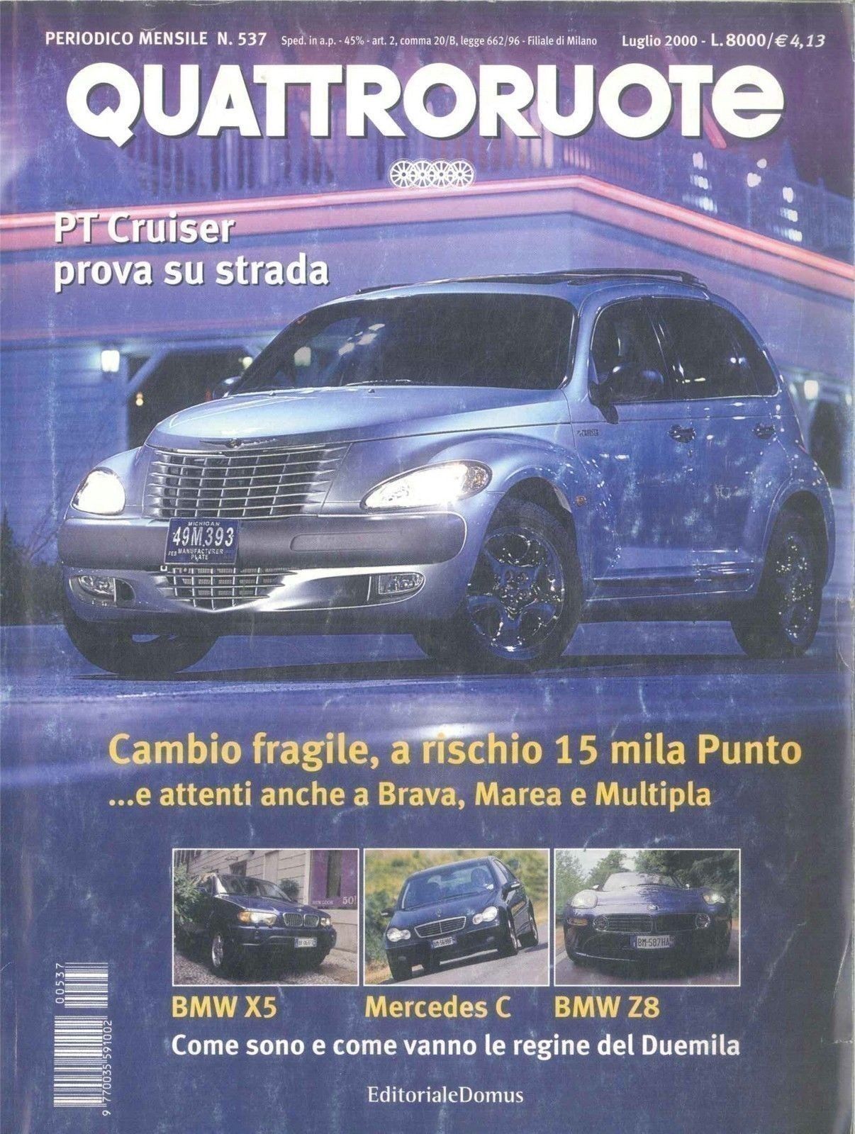 QUATTRORUOTE N 537 - LUGLIO 2000