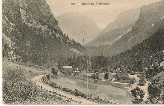 ROUTE DE PRALOGNAN - V1904