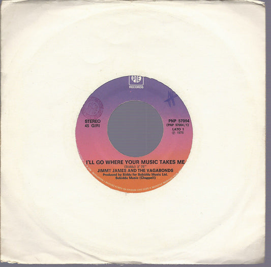 I'LL GO WHERE YOUR MUSIC TAKES ME vocal - disco version # JIMMY JAMES & THE VAGA