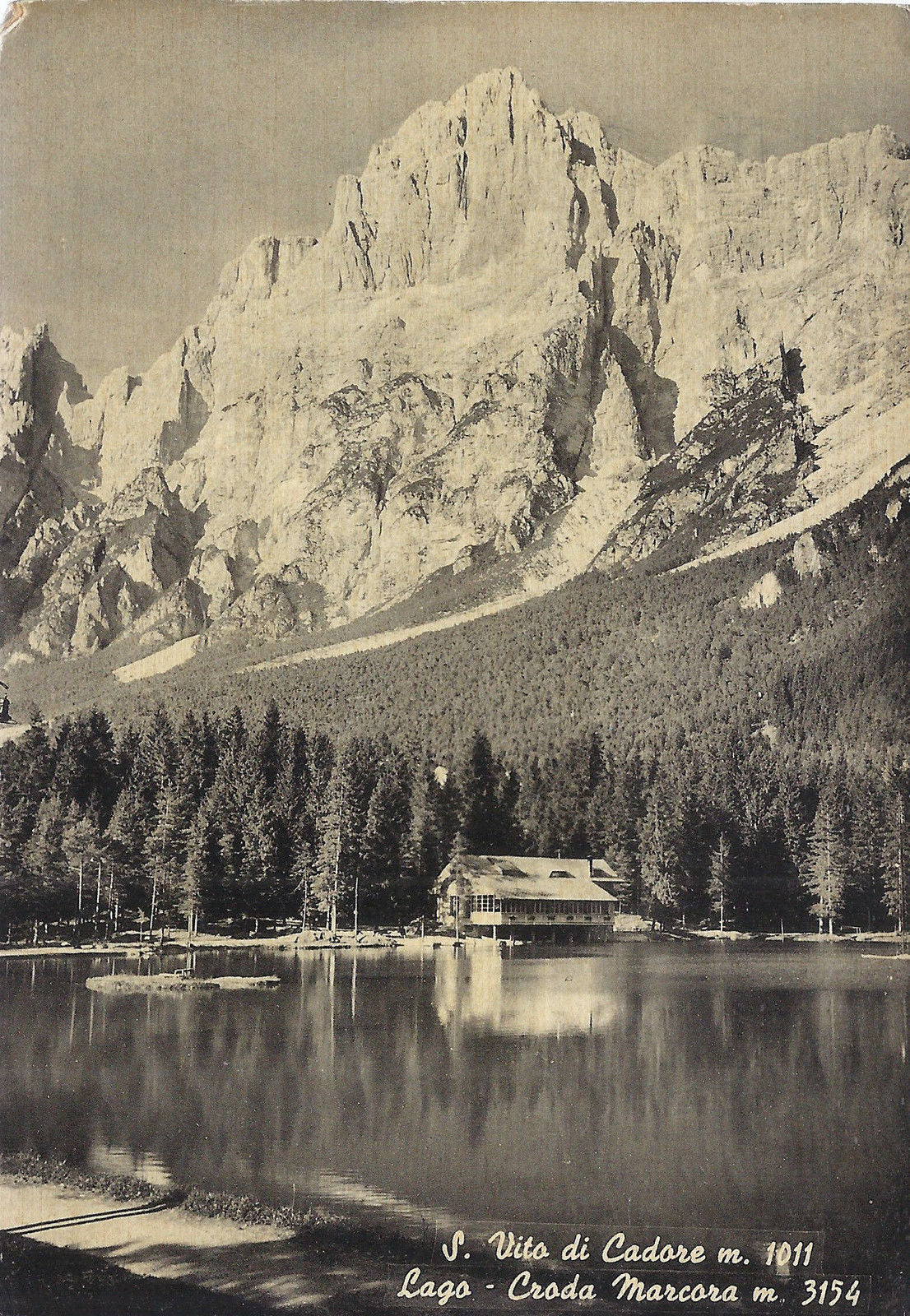 S. VITO DI CADORE - LAGO - CRODA MARCORA - V 1965 - FG