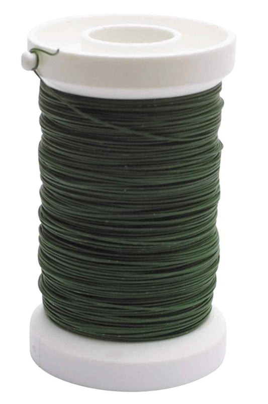 FILO METALLICO DECORATIVO COLORE VERDE - DIAM. 0,35 - MT. 100 - 1 PEZZO