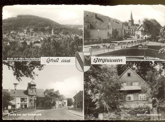 BERGHAUSEN - 4 VEDUTE/4 BILDER - V1961