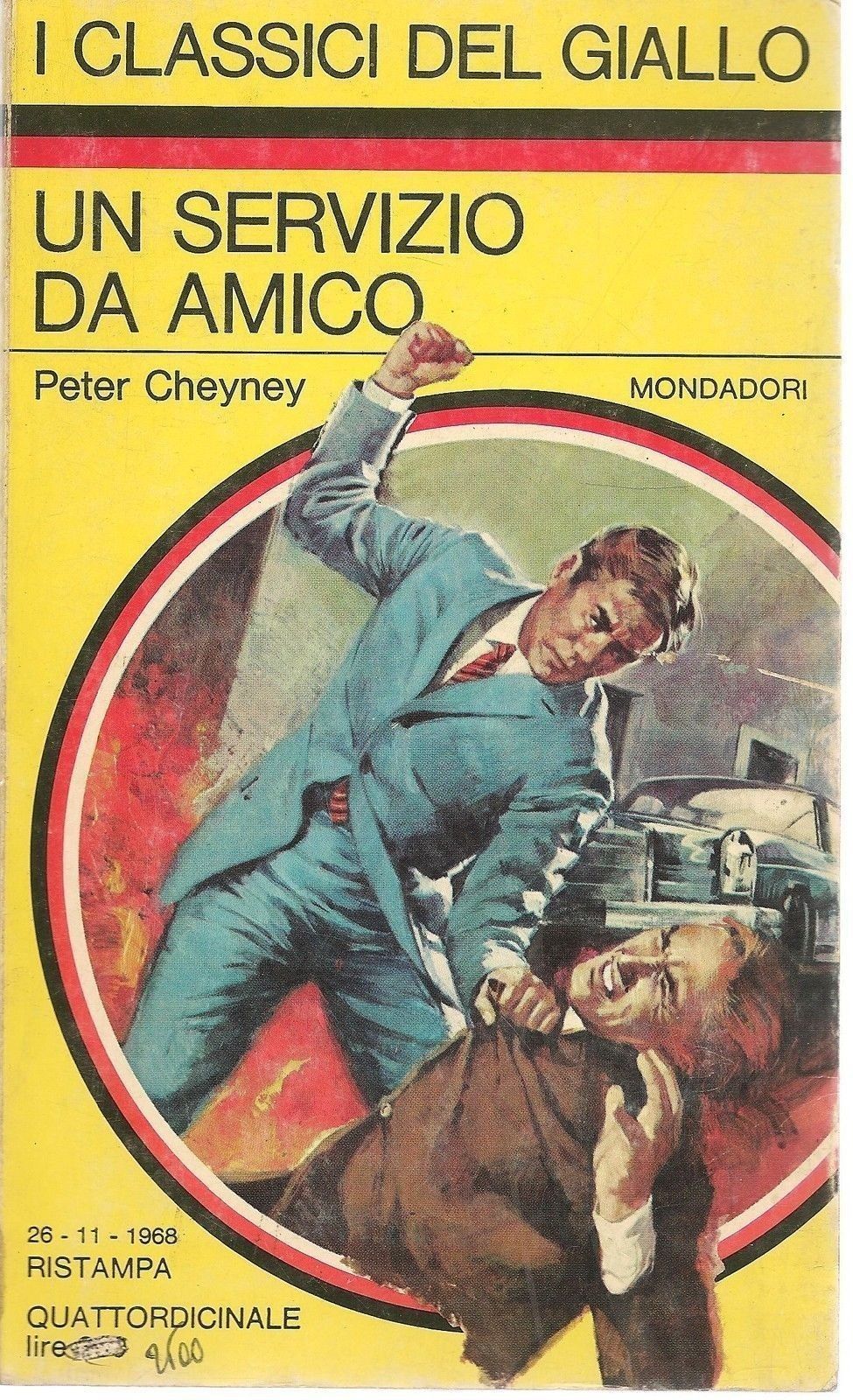 UN SERVIZIO DA AMICO - PETER CHEYNEY