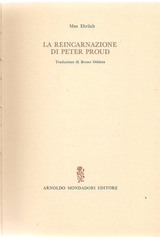 LA REINCARNAZIONE DI PETER PROUD - MAX EHRLICH
