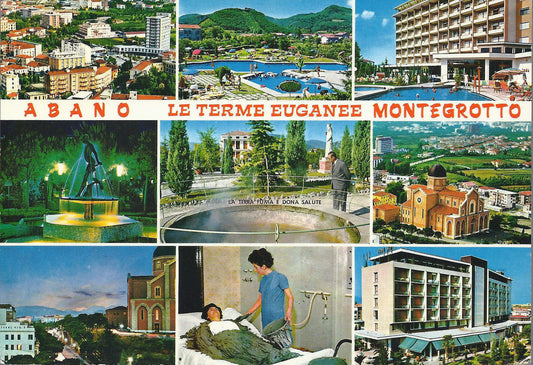 LE TERME EUGANEE - ABANO E MONTEGROTTO - 9 VEDUTINE - V1970