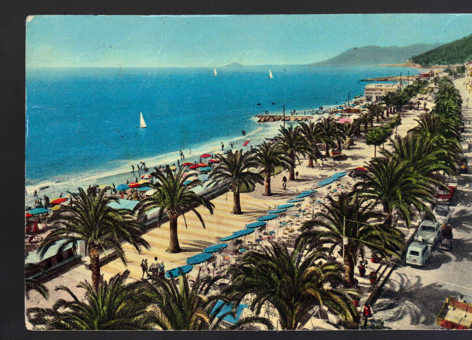 LOANO - PASSEGGIATA - V1964 - ACQUERELLATA