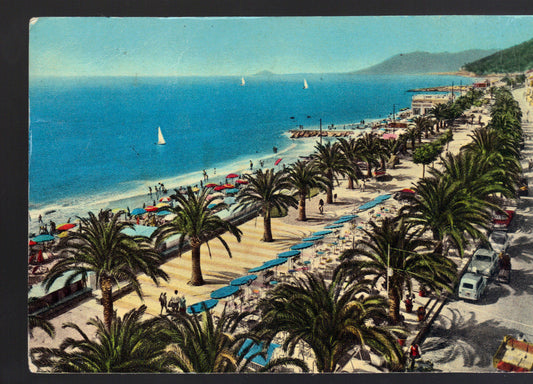 LOANO - PASSEGGIATA - V1964 - ACQUERELLATA