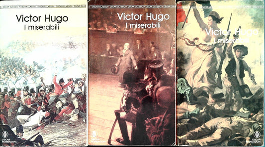 I MISERABILI - VICTOR HUGO - TRE VOLUMI