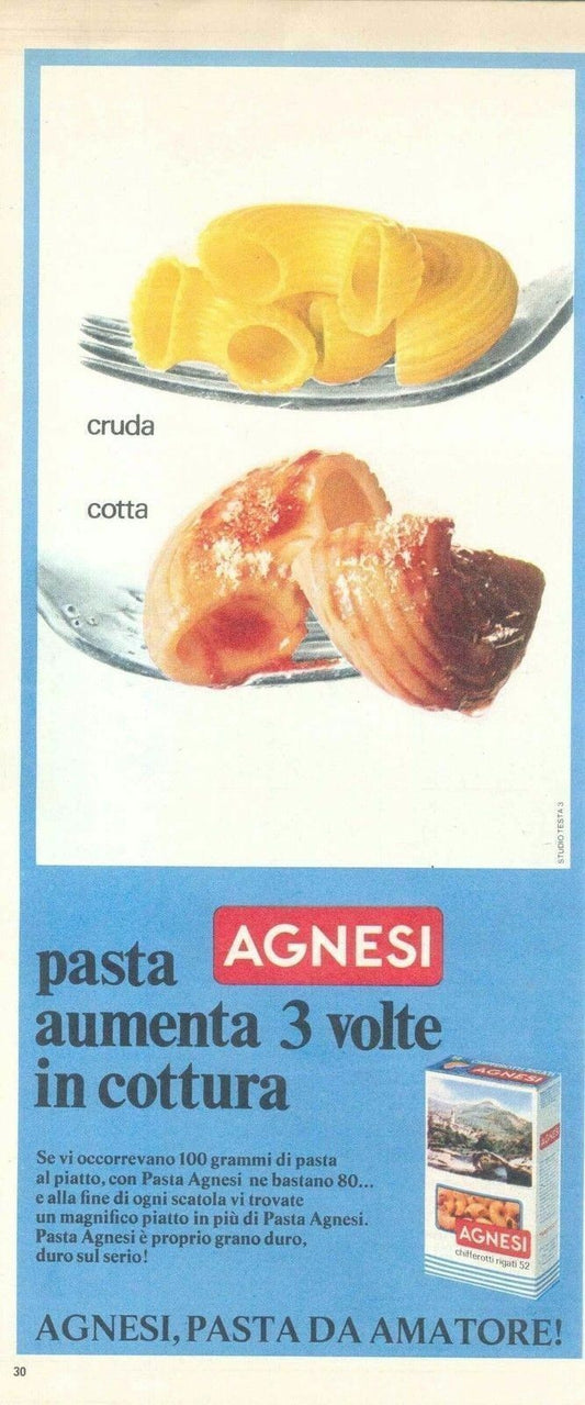 AGNESI - ALIMENTARE - ADVERSITING