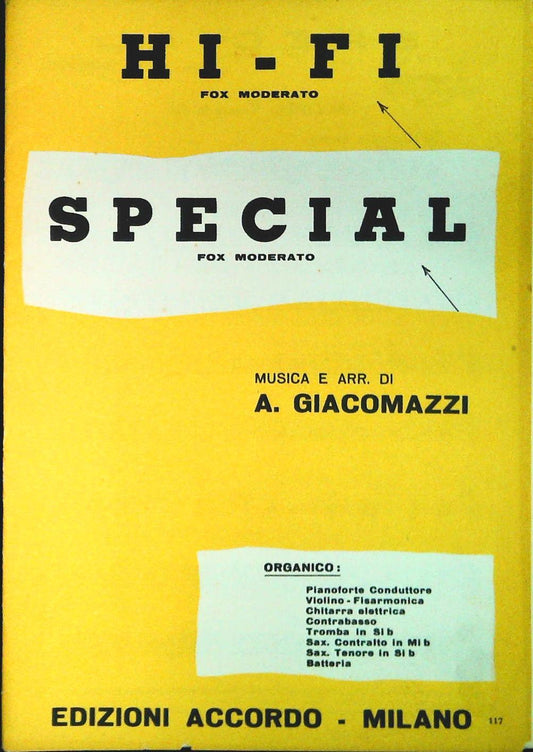 HI-FI fox moderato - SPECIAL fox moderato - SPARTITO-SHEET MUSIC
