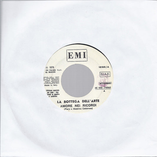 AMORE NEI RICORDI # LA BOTTEGA DELL'ARTE - ALL BY MYSELF # ERIC CARMEN Juke Box