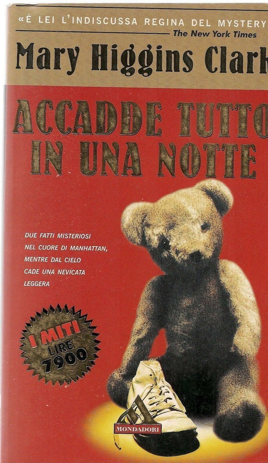 ACCADDE TUTTO IN UNA NOTTE - MARY HIGGINS CLARK