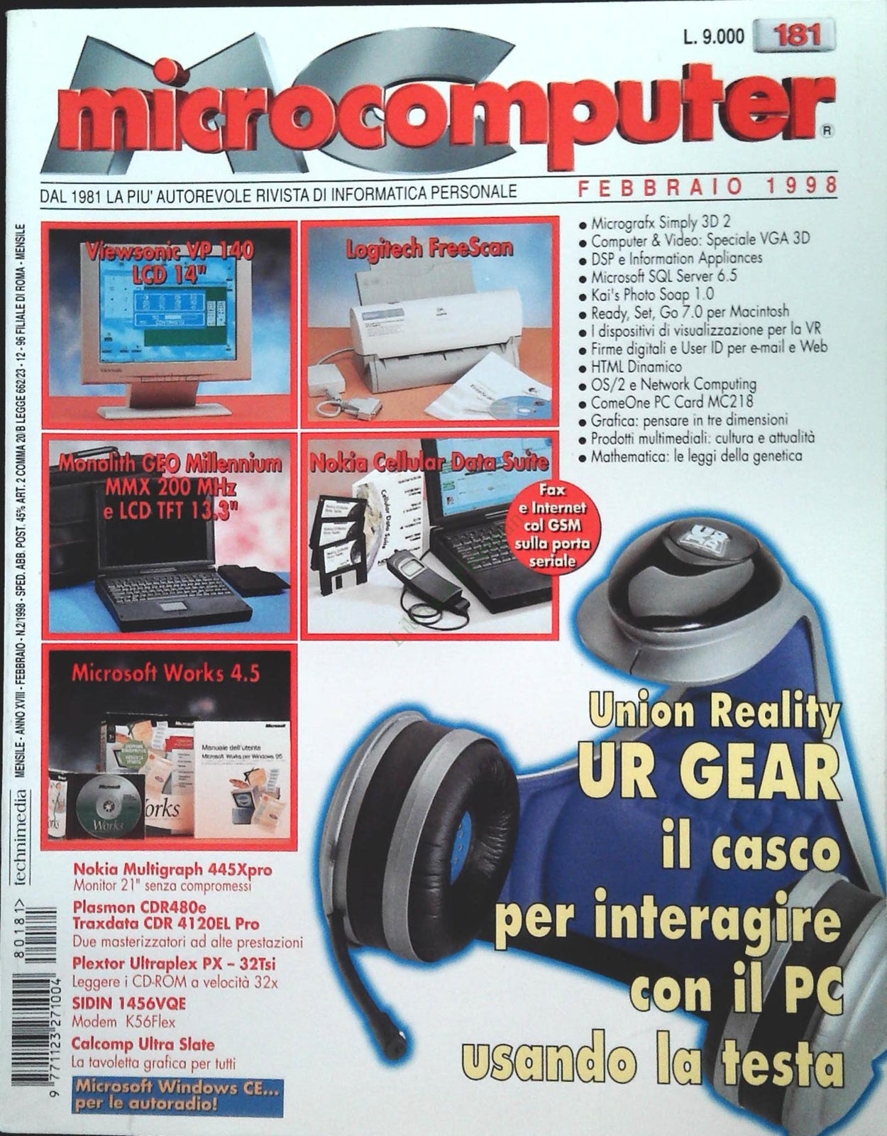 MICROCOMPUTER  FEBBRAIO 1998